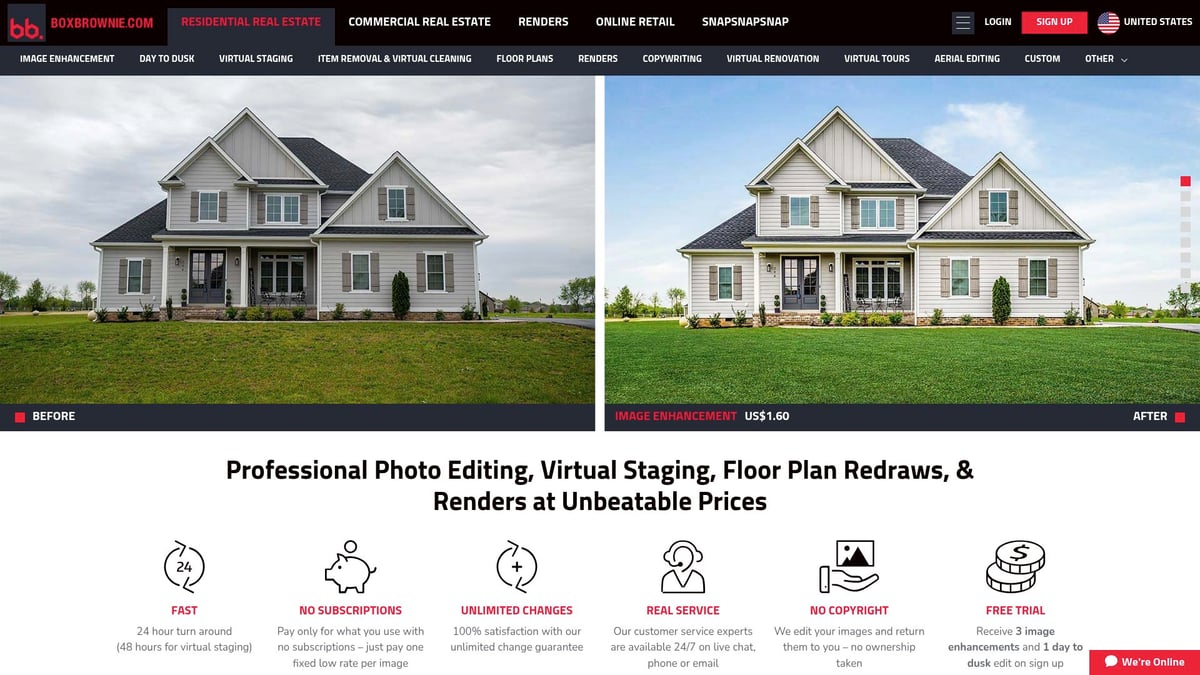 Top 7 Best Virtual Staging Companies for 2026 - BoxBrownie