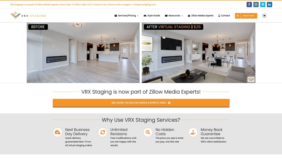 Top 7 Best Virtual Staging Companies for 2026 - VRX Staging