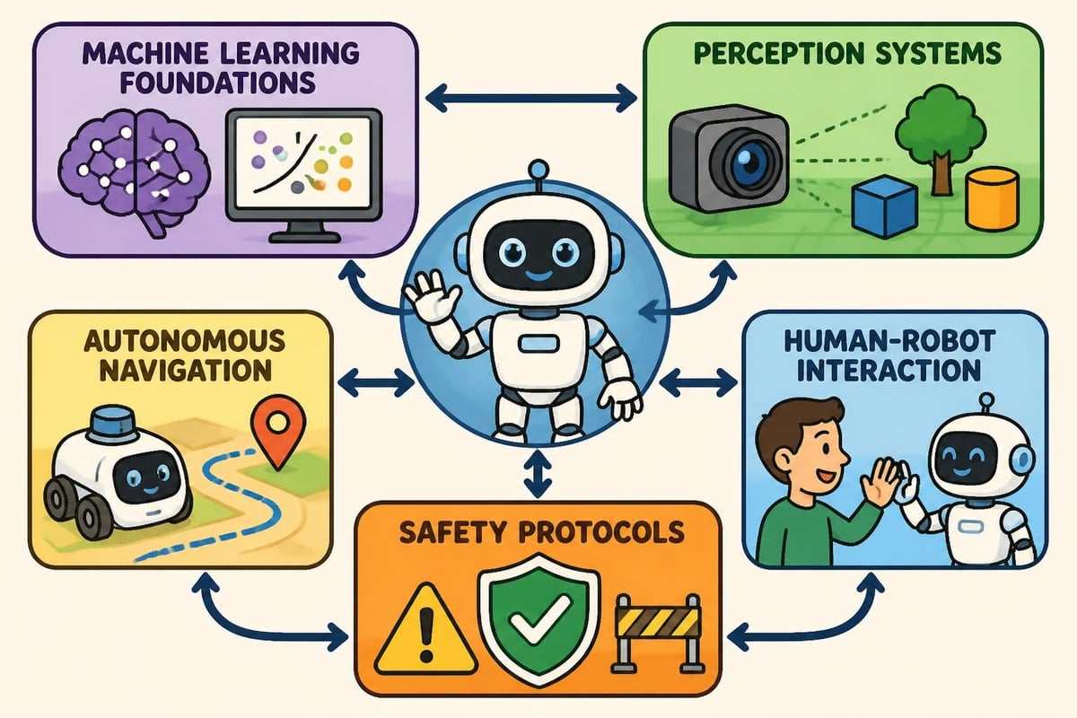 Core curriculum structure for robotics and AI education