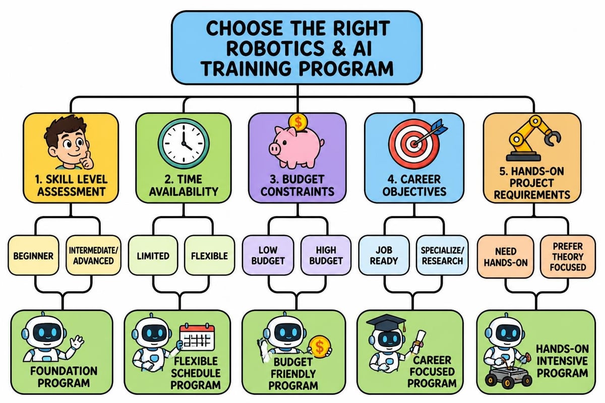 Decision framework for choosing robotics and AI courses