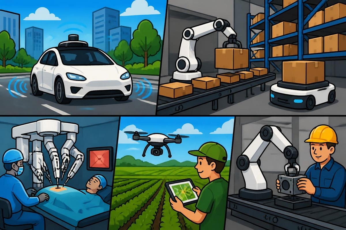 Real-world robotics and AI applications
