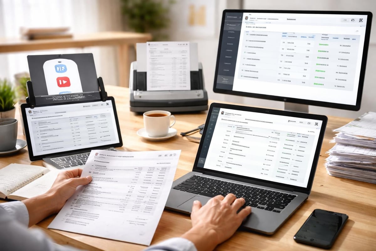 Automated bank statement workflow