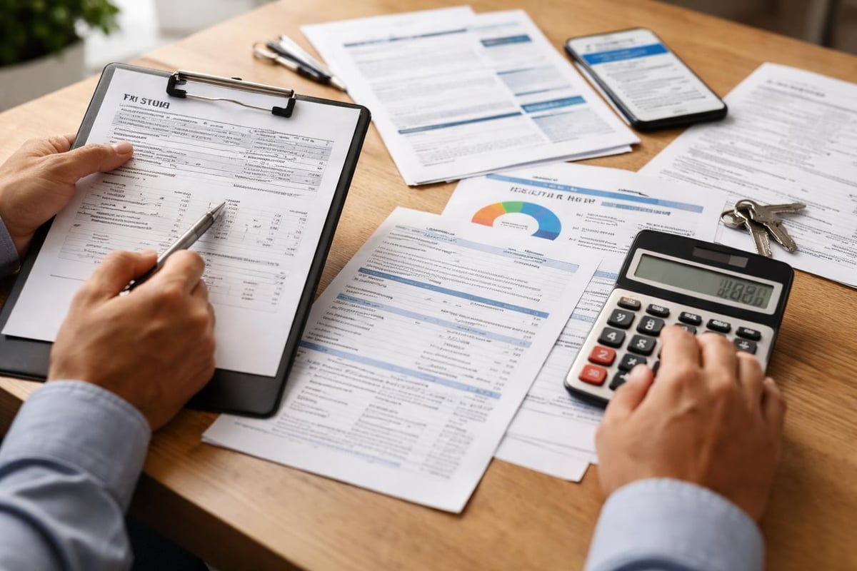 Borrower financial profile components