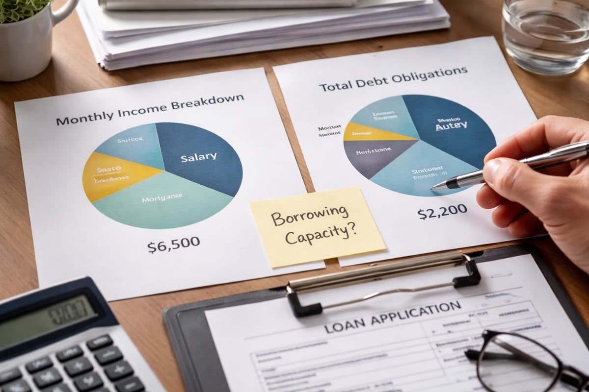 Debt-to-income ratio calculation