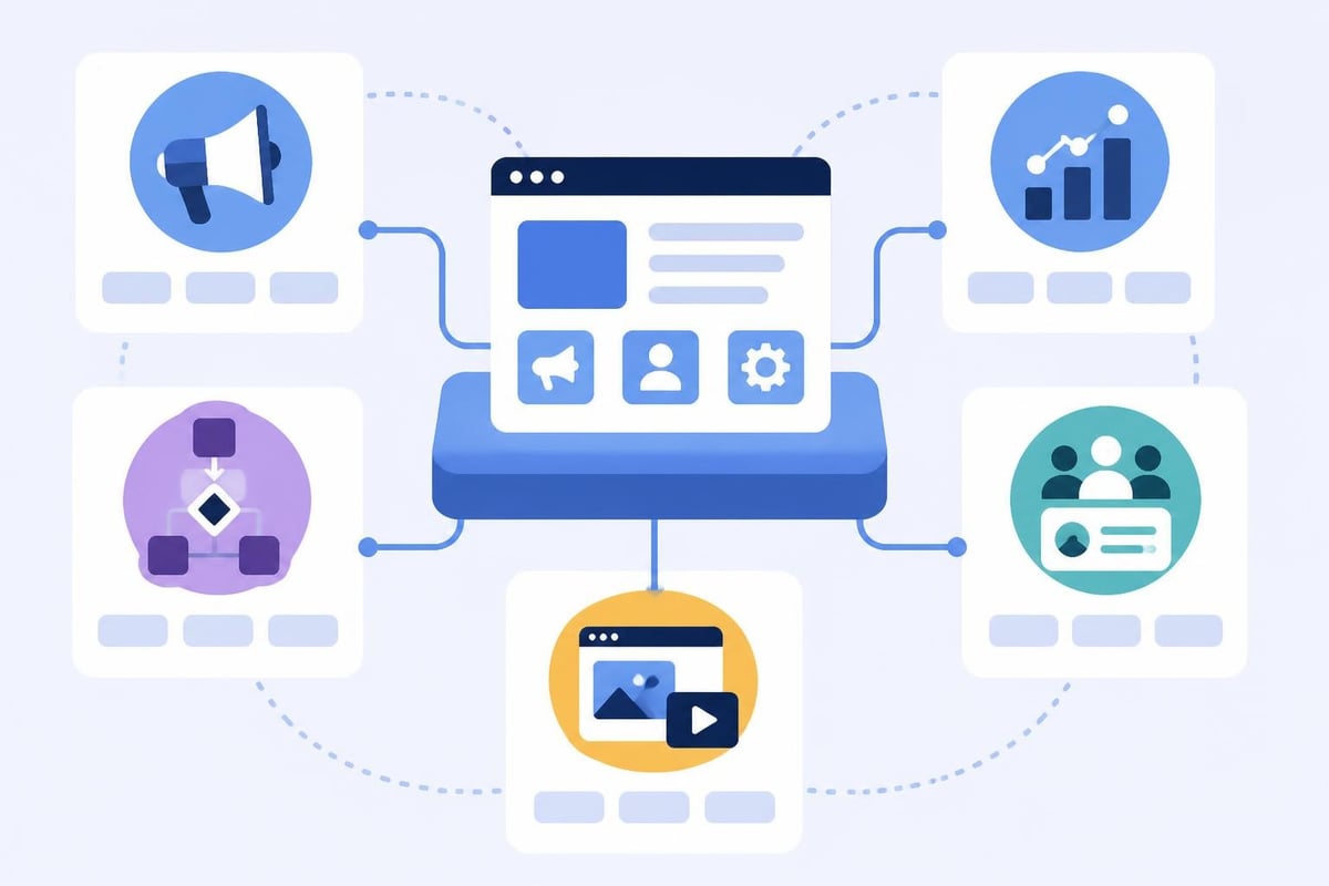 Digital marketing platform component integration