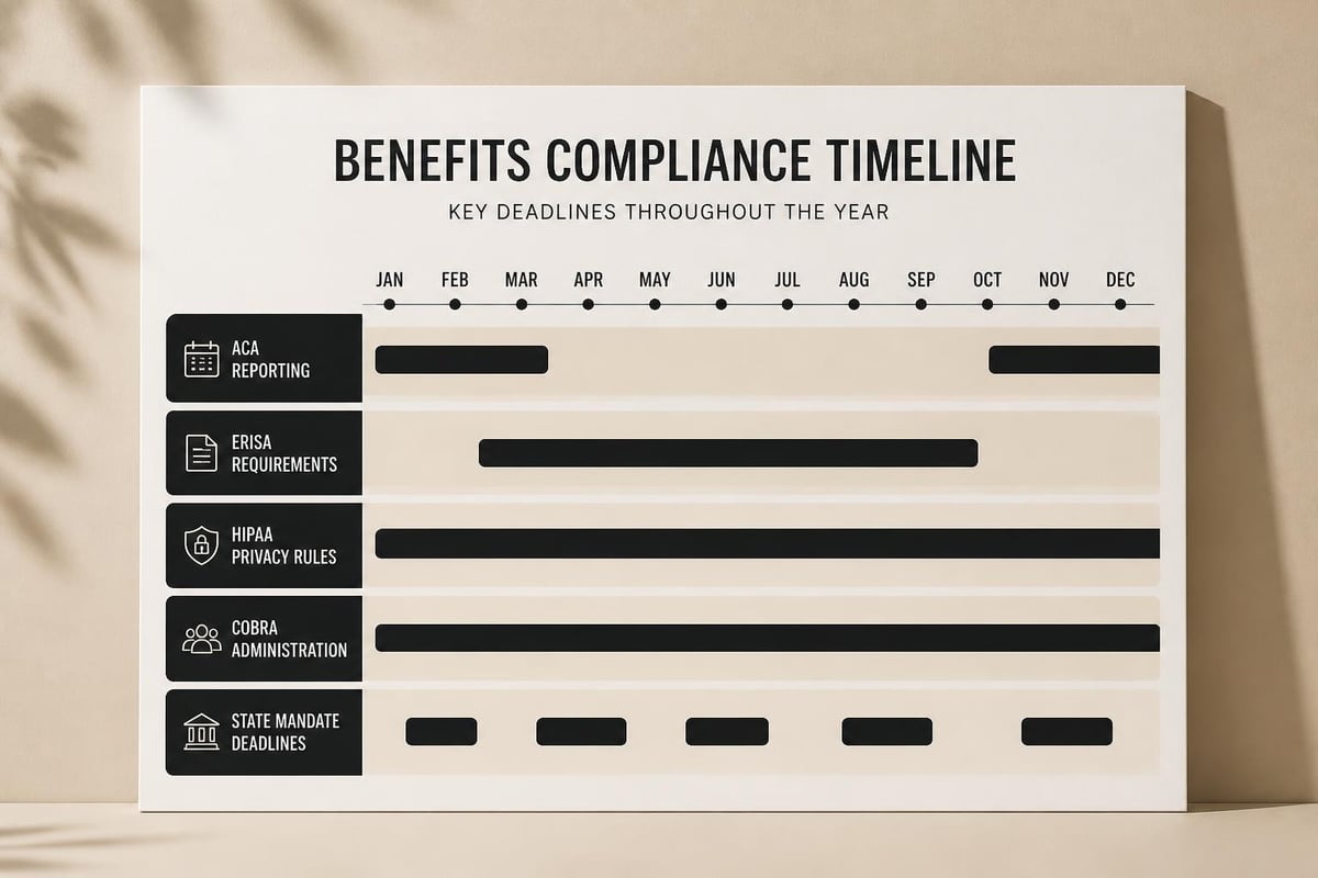 Compliance framework for benefits
