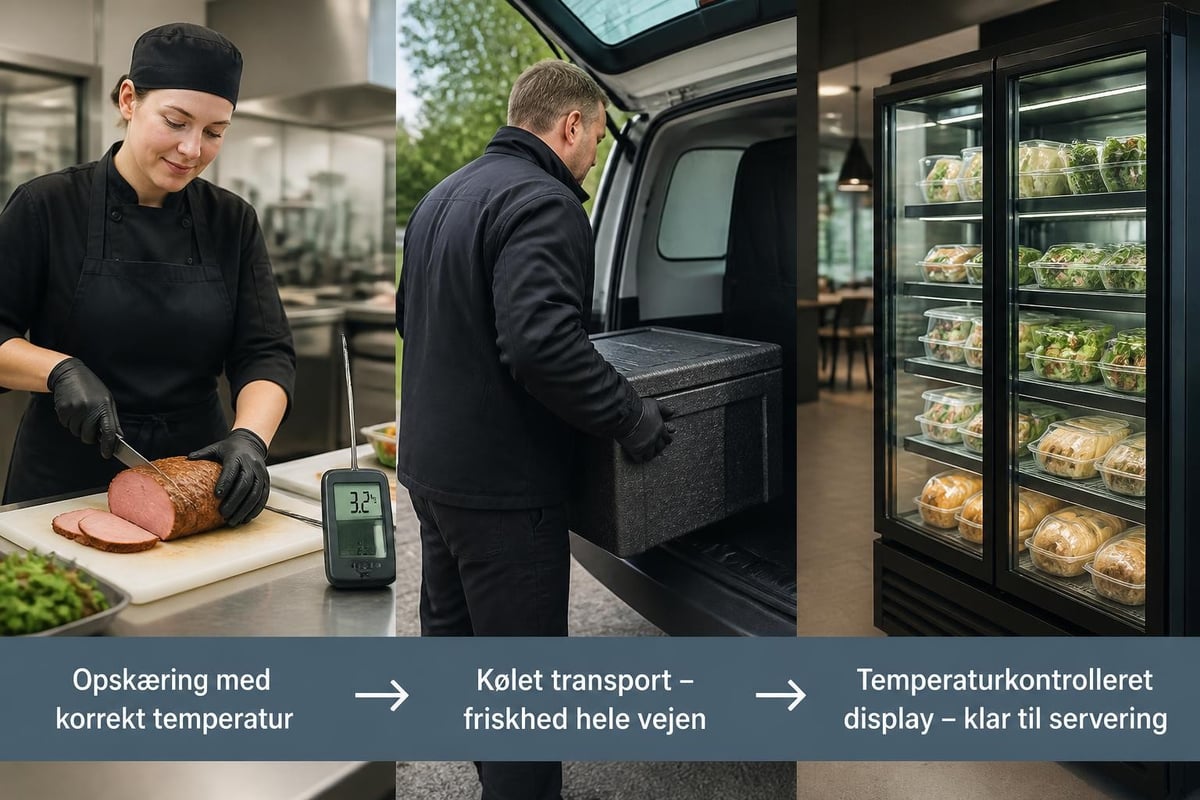 Temperaturstyringsproces for udskåret frugt
