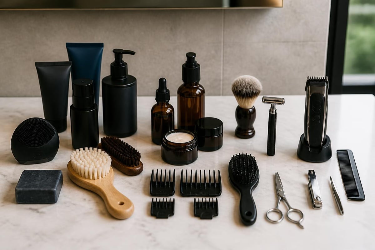 Grooming kit organisation by function