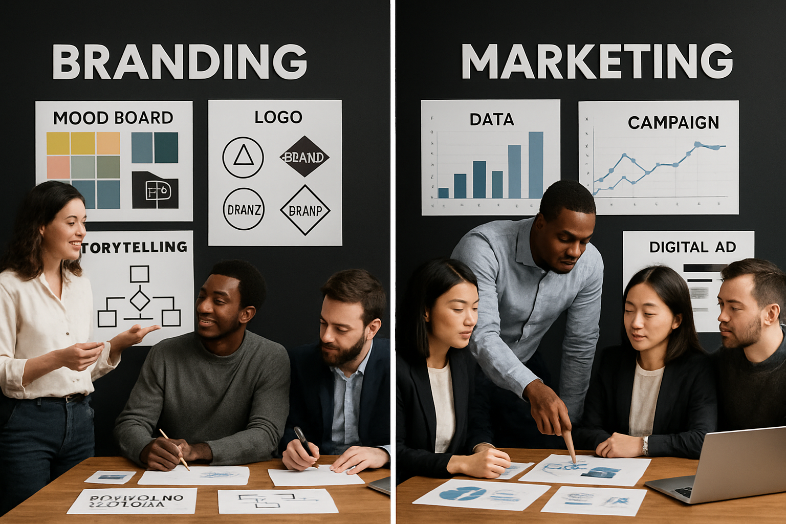 Core Differences Between Branding and Marketing