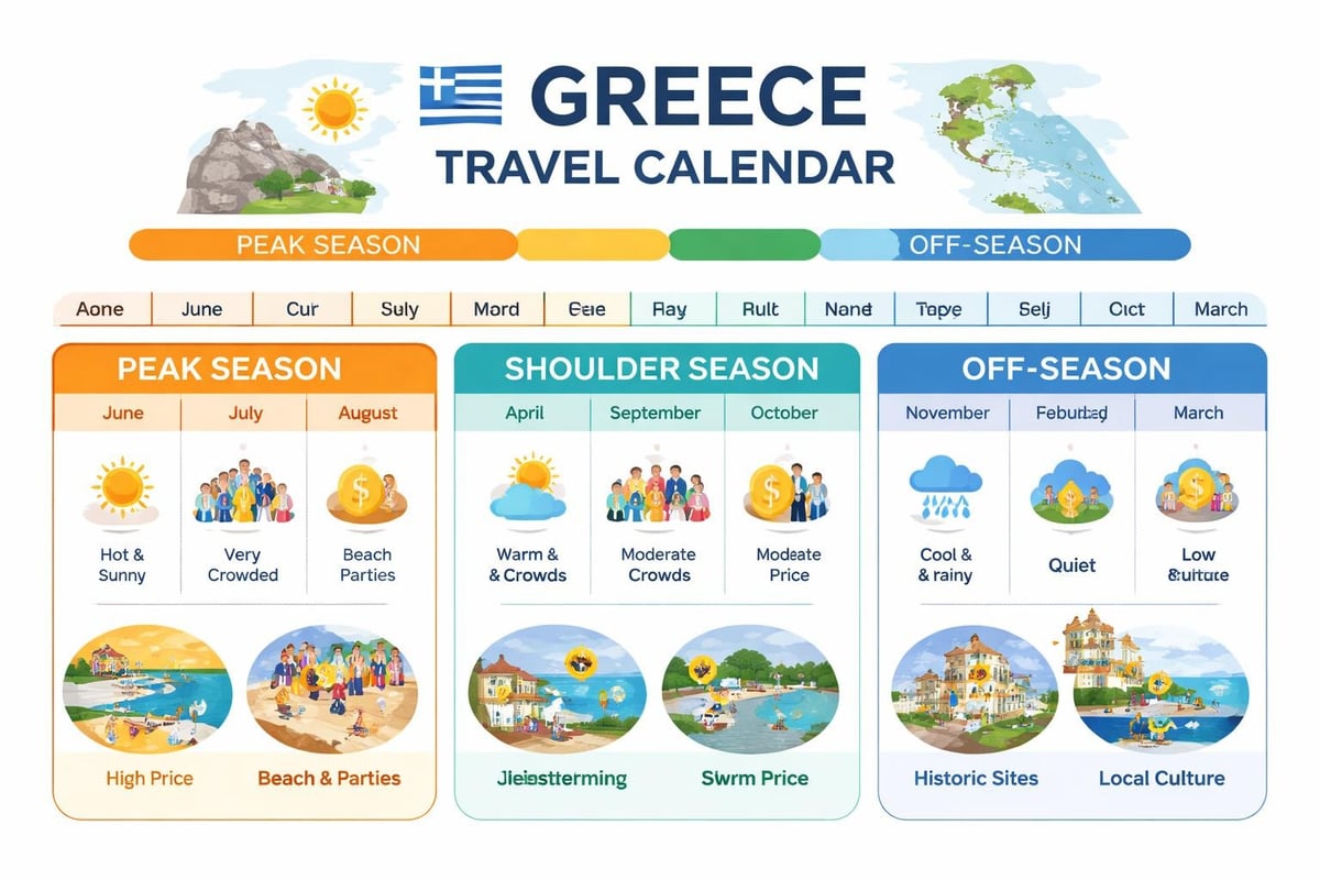 Greece travel seasonal planning