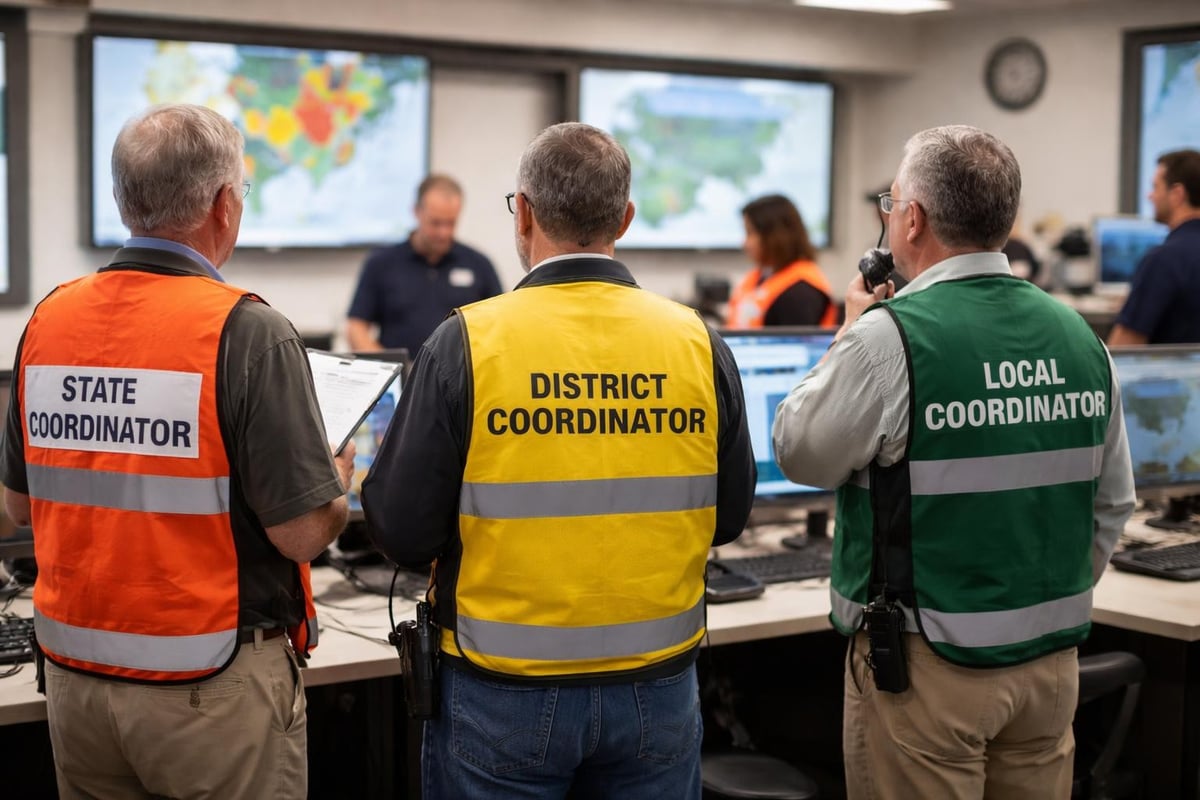 ARES organizational hierarchy