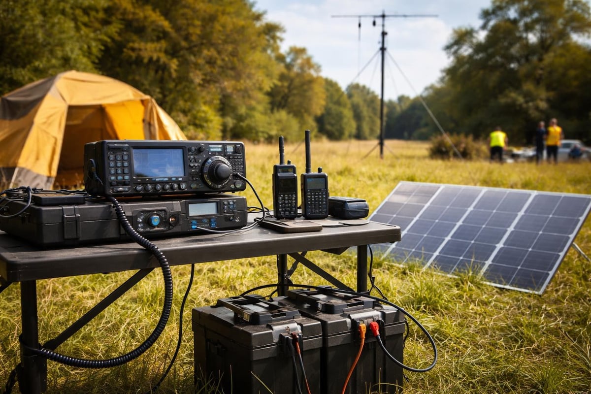 Amateur radio emergency deployment