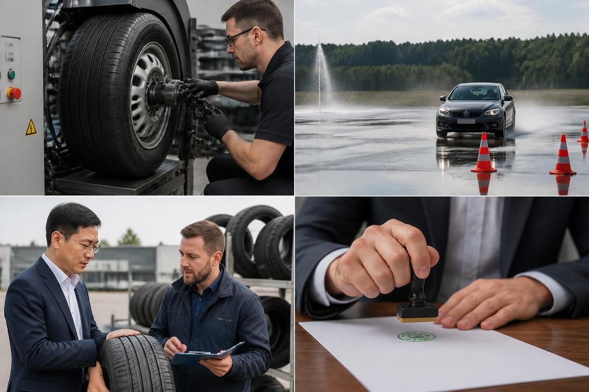 Tire certification workflow