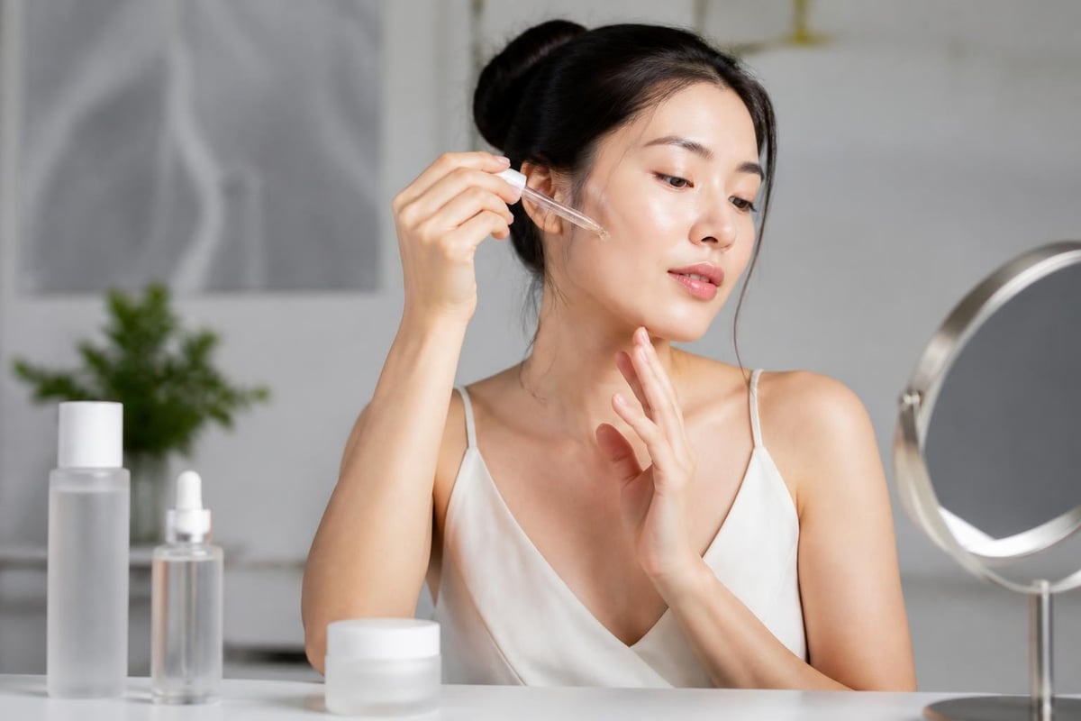 K-beauty layering routine