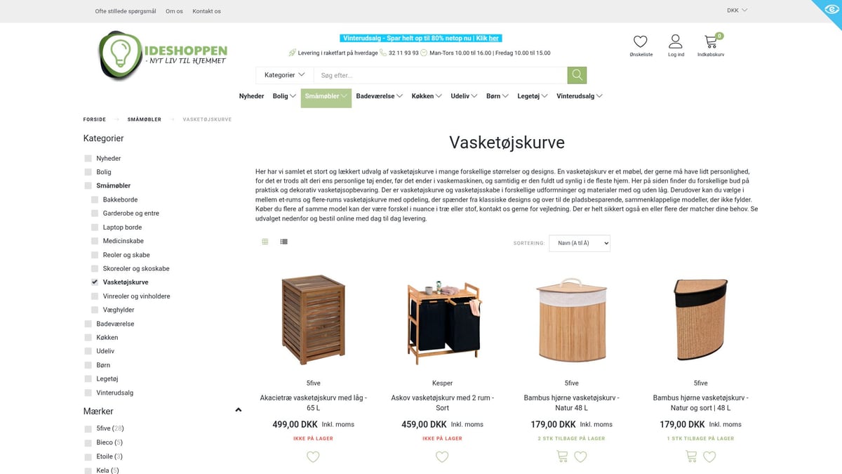 7 Smarte Vasketøjskurve Med Låg Til Dit Hjem 2026 - Ideshoppen Stor Vasketøjskurv med Låg – Prisvenlig og Rummelig