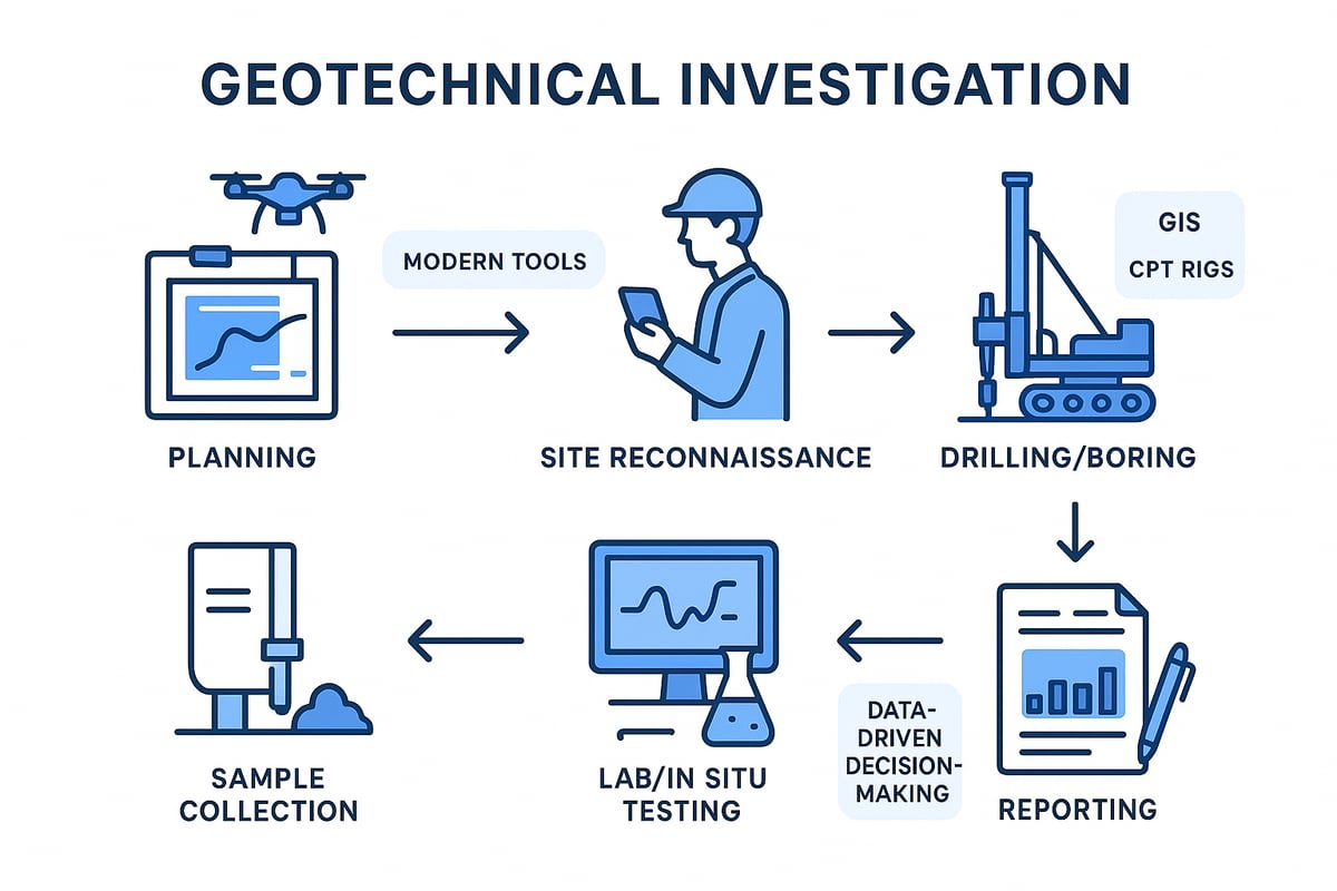 Step-by-Step Geotechnical Investigation Process for 2026 Projects