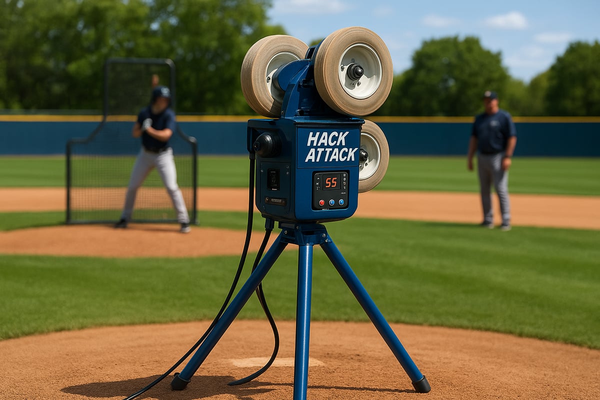 What is the Hack Attack Pitching Machine?