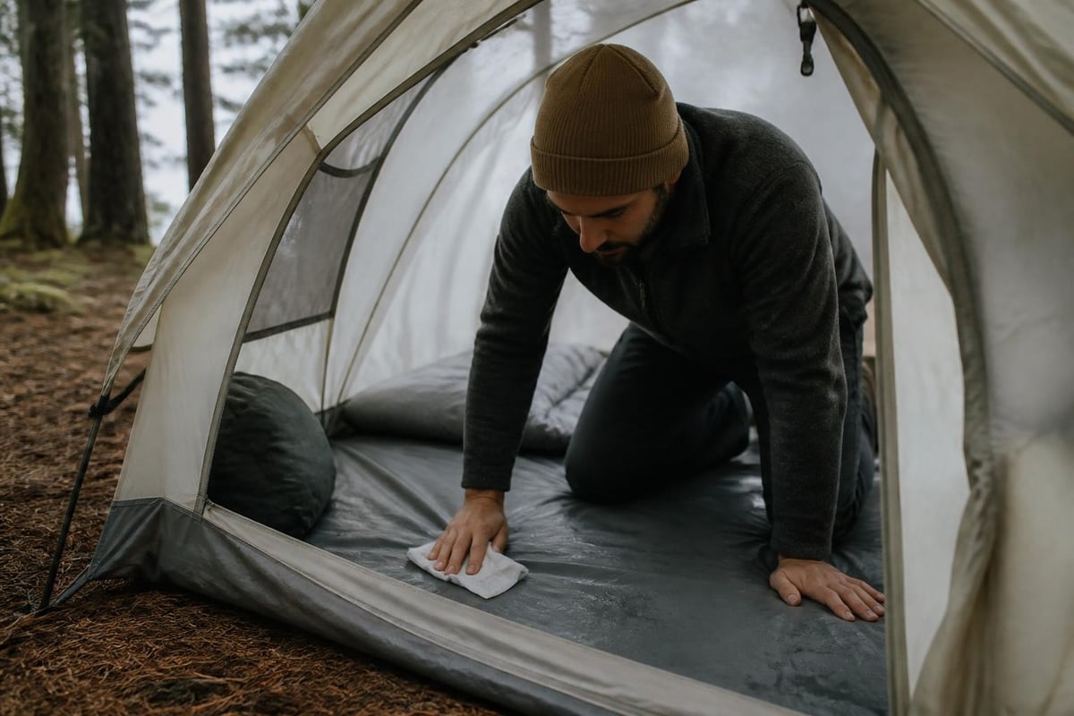 Tent maintenance checklist