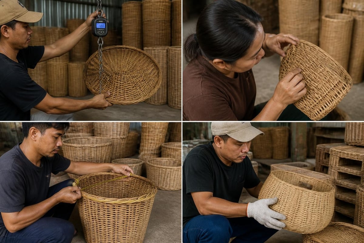 Rattan basket quality standards