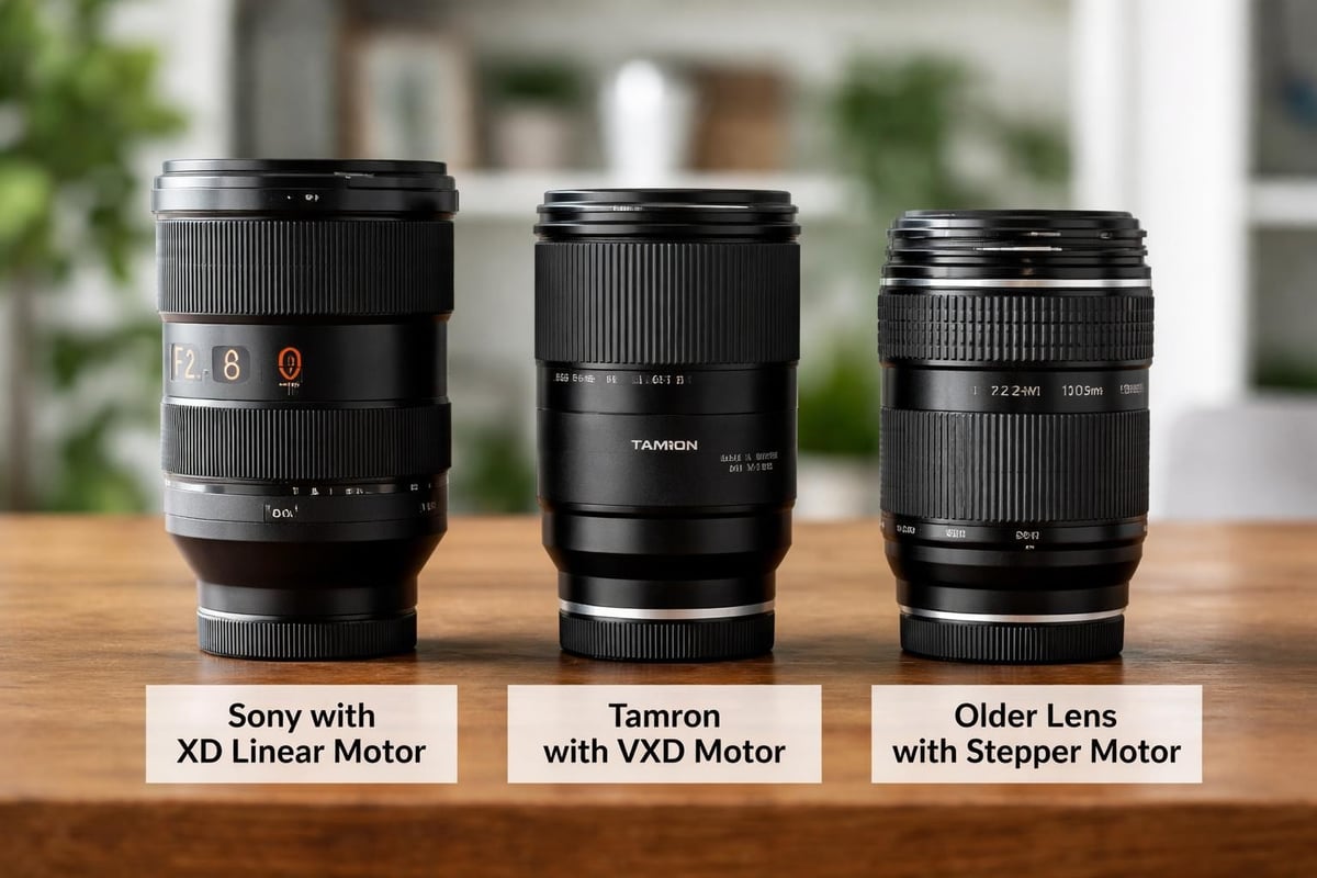 Autofocus motor comparison