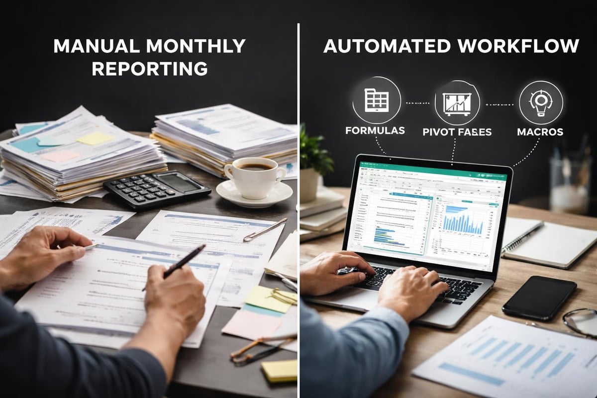 Excel automation workflow