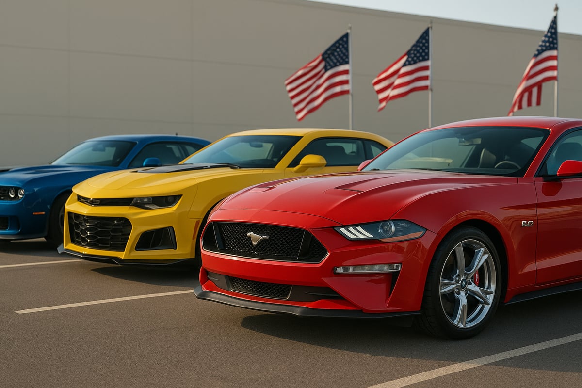 Les Modèles de Muscle Cars Incontournables en 2026