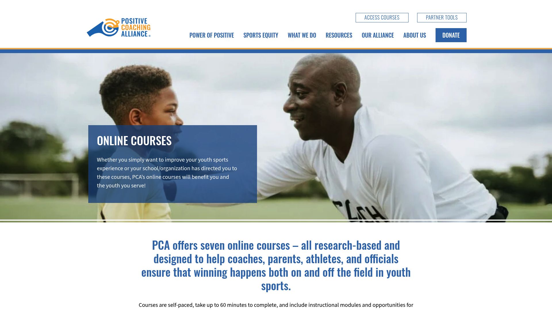 7 Best Coaching Page Ideas to Inspire You in 2025 - Positive Coaching Alliance – Course Marketplace Approach