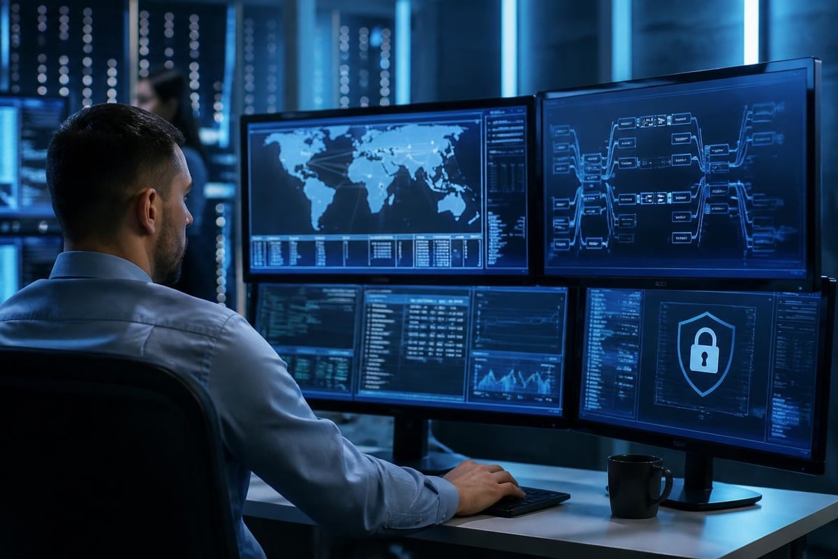 Layered cybersecurity defense model