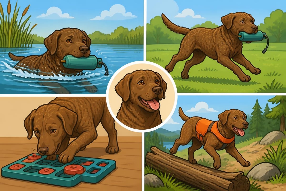 Chesapeake bay retriever beweging
