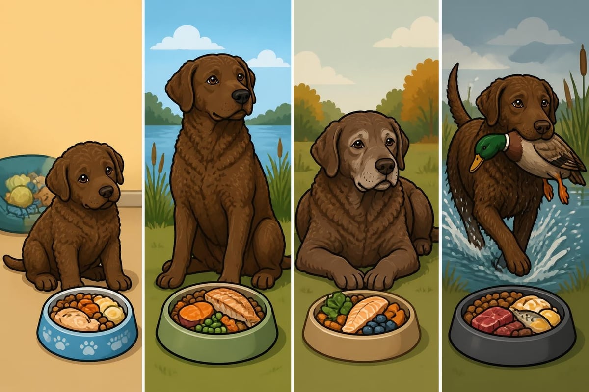 Nutrición del Chesapeake Bay Retriever