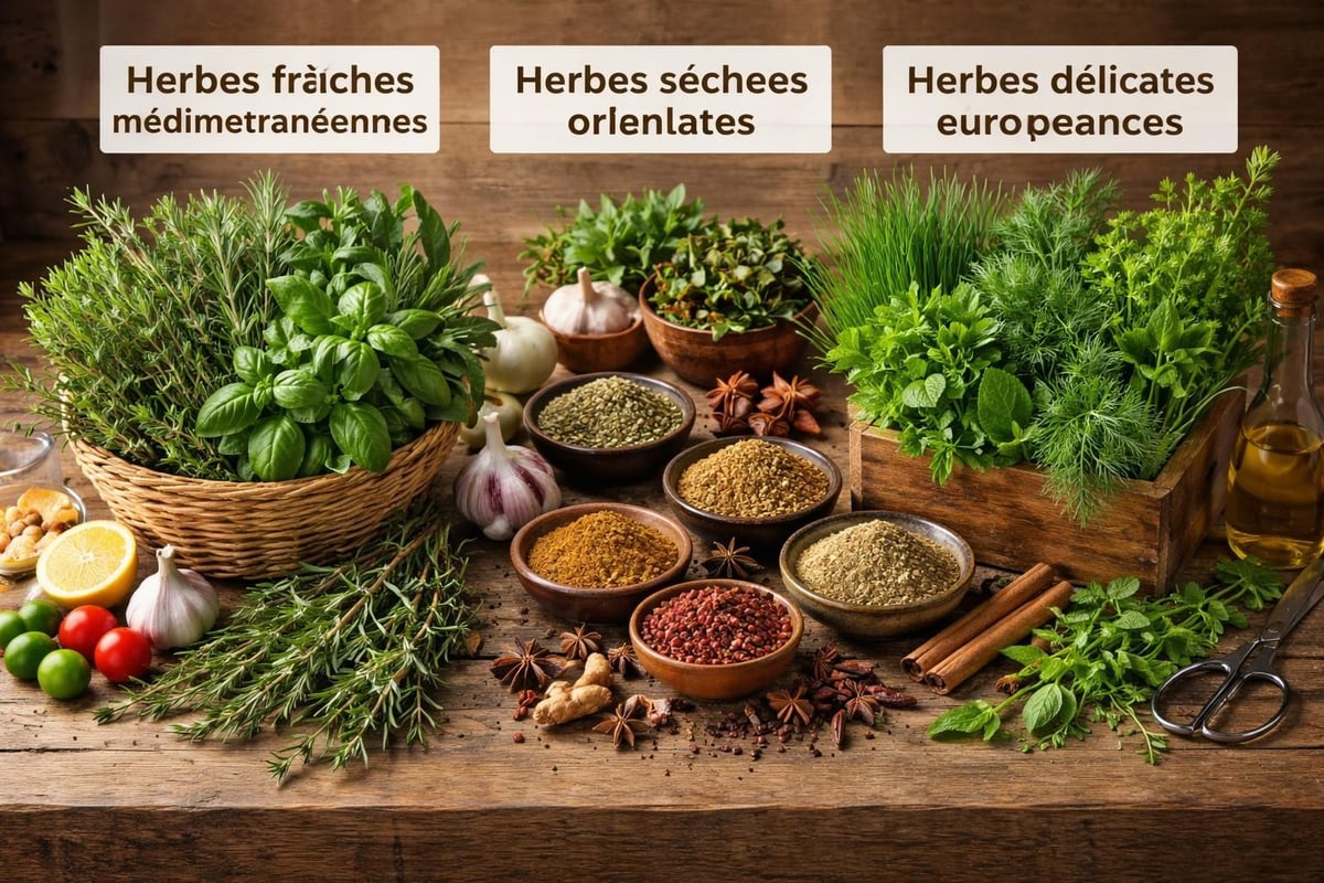 Classification des herbes aromatiques