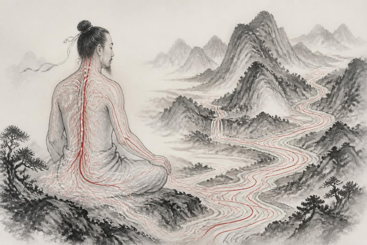 Qi flow in the body