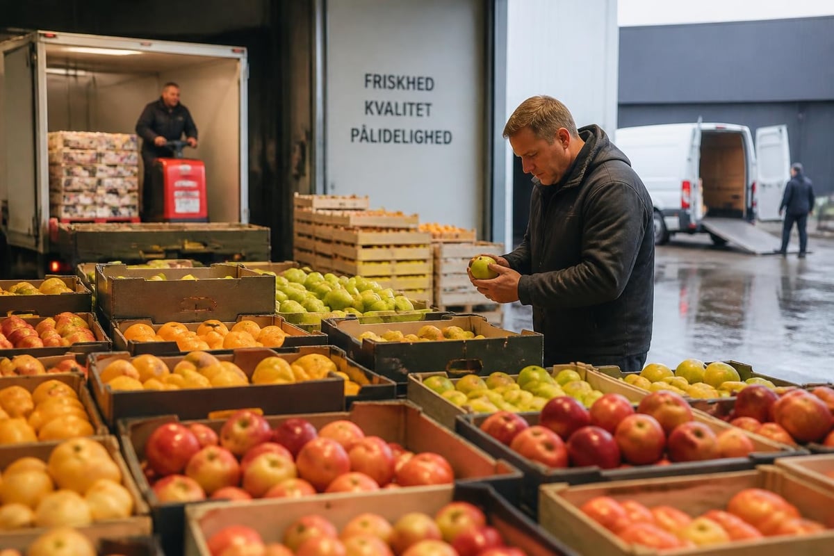 Frugtforsyningskæde i Esbjerg