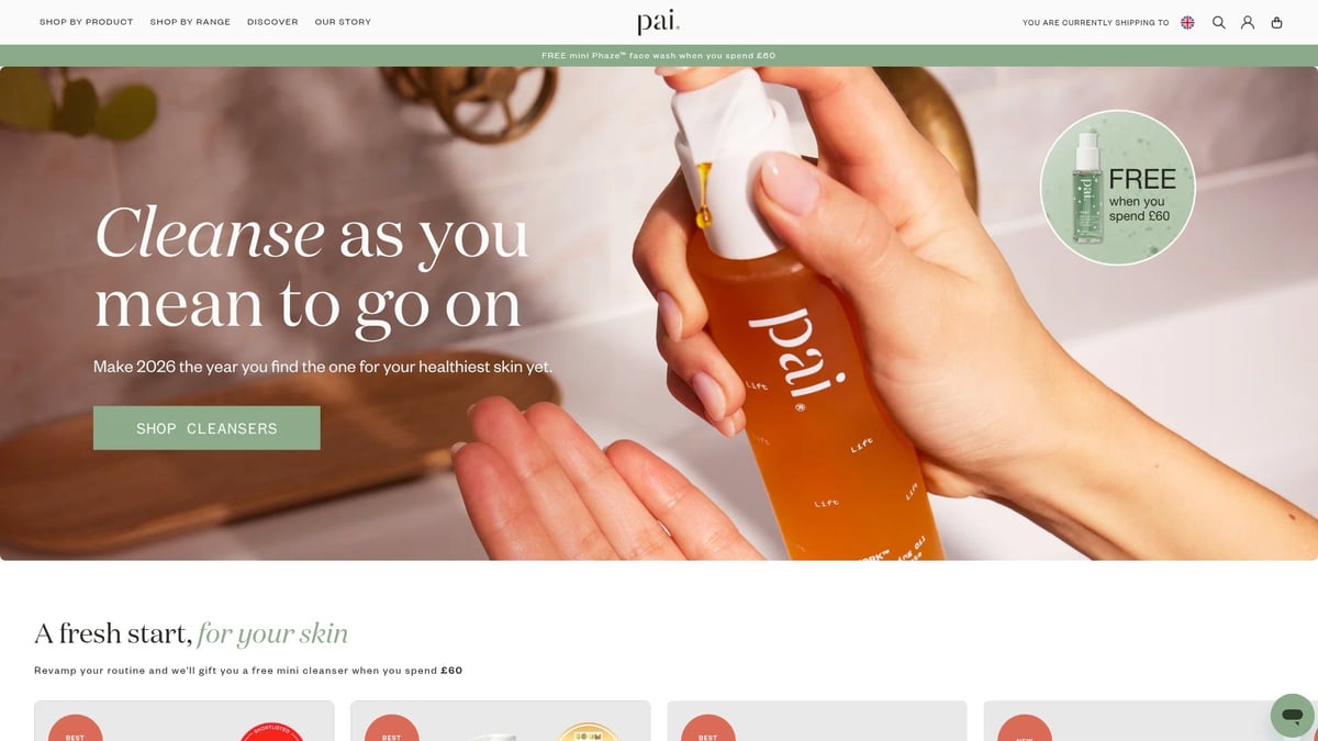 9 Essential Top London Skincare Brands to Try in 2026 - Pai Skincare