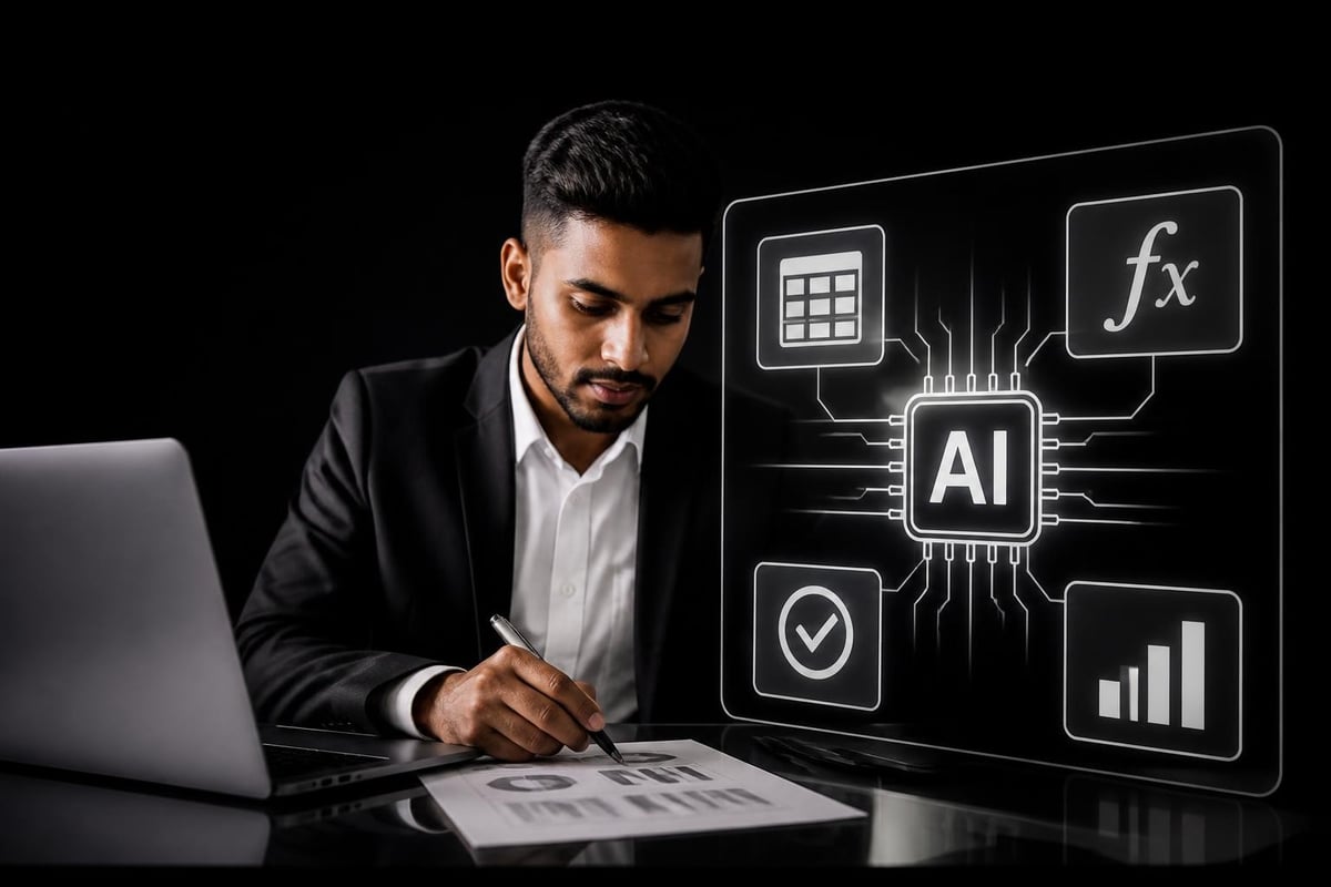 AI automation workflow in Excel