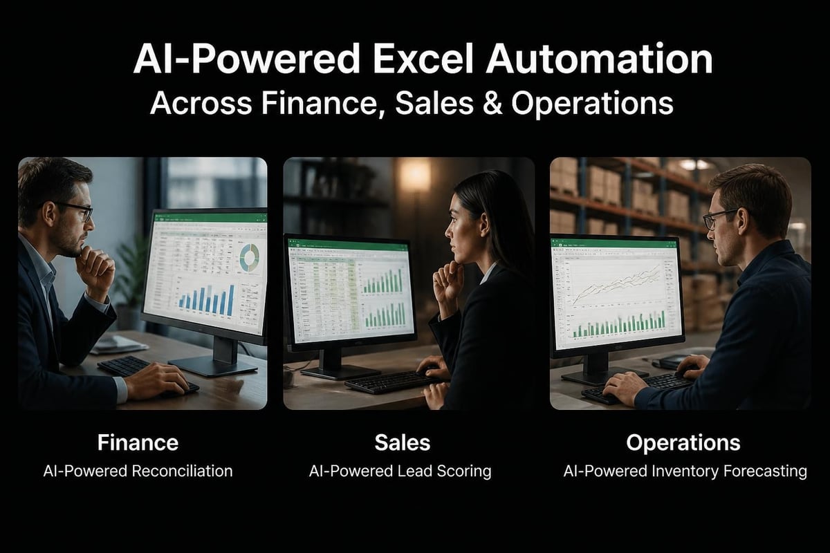 Department-specific Excel automation