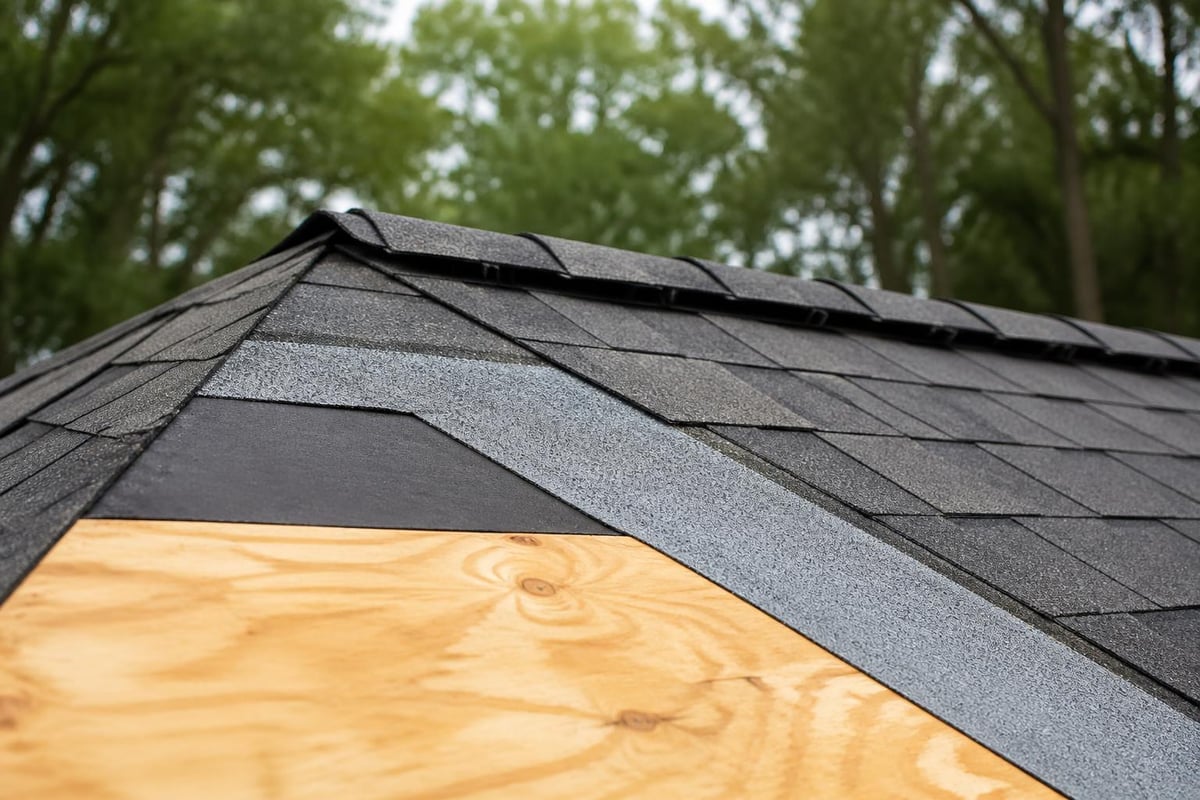 Shingle installation layers