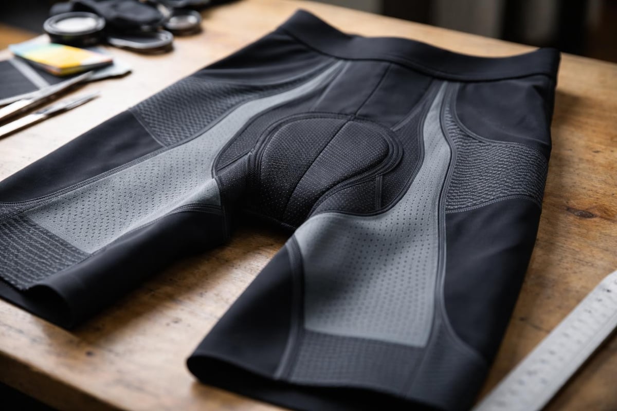 Technical features in modern mens breeches