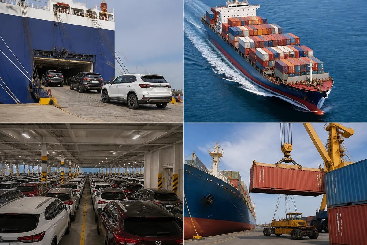 RoRo versus container shipping comparison