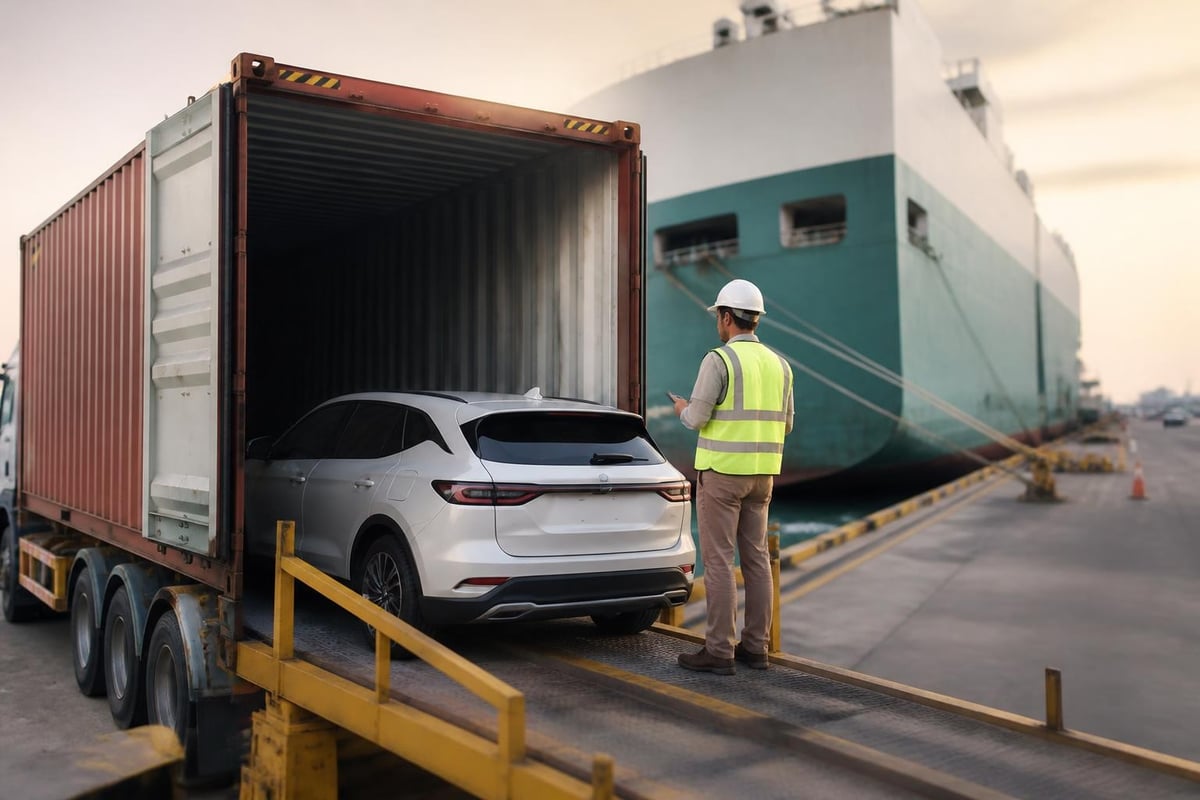 International vehicle shipping cost breakdown