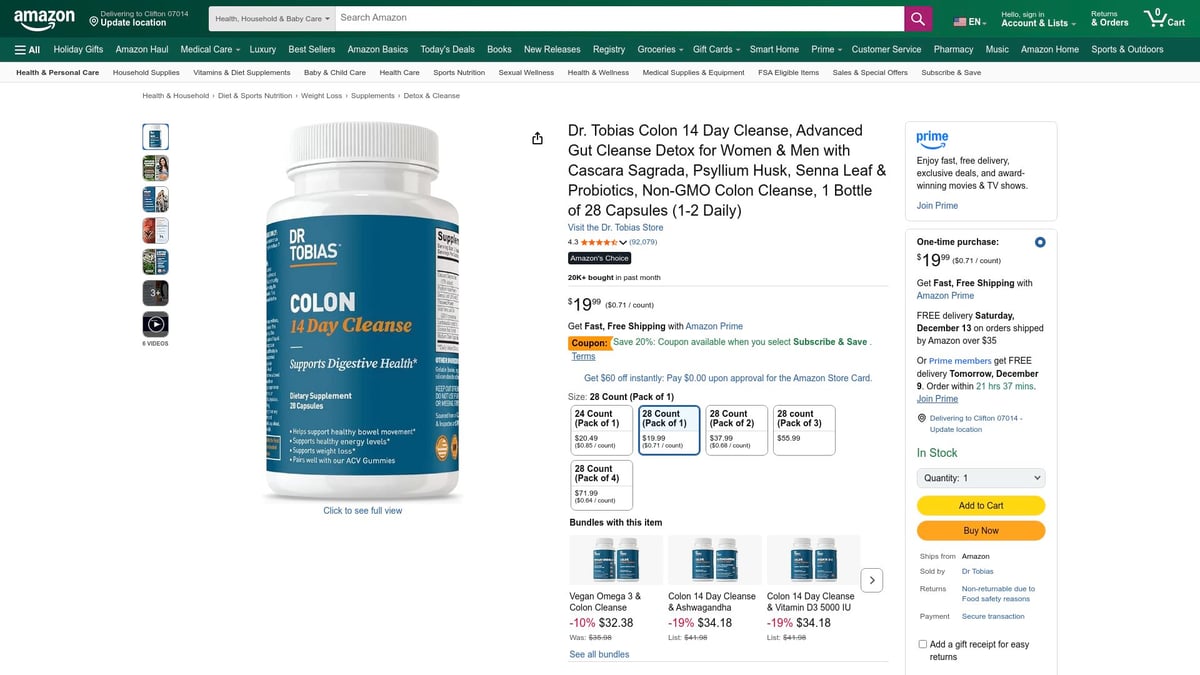 7 Best Detox Options to Revitalize Your Body in 2026 - Dr. Tobias Colon 14 Day Cleanse