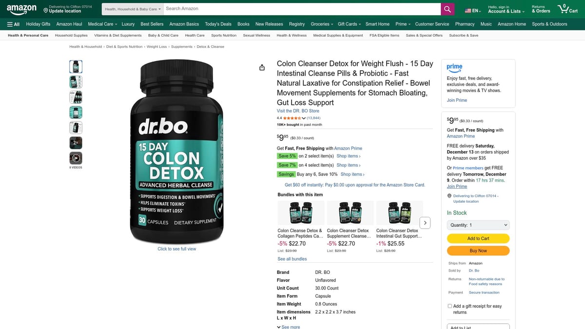 7 Best Detox Options to Revitalize Your Body in 2026 - Colon Cleanser Detox for Weight Flush