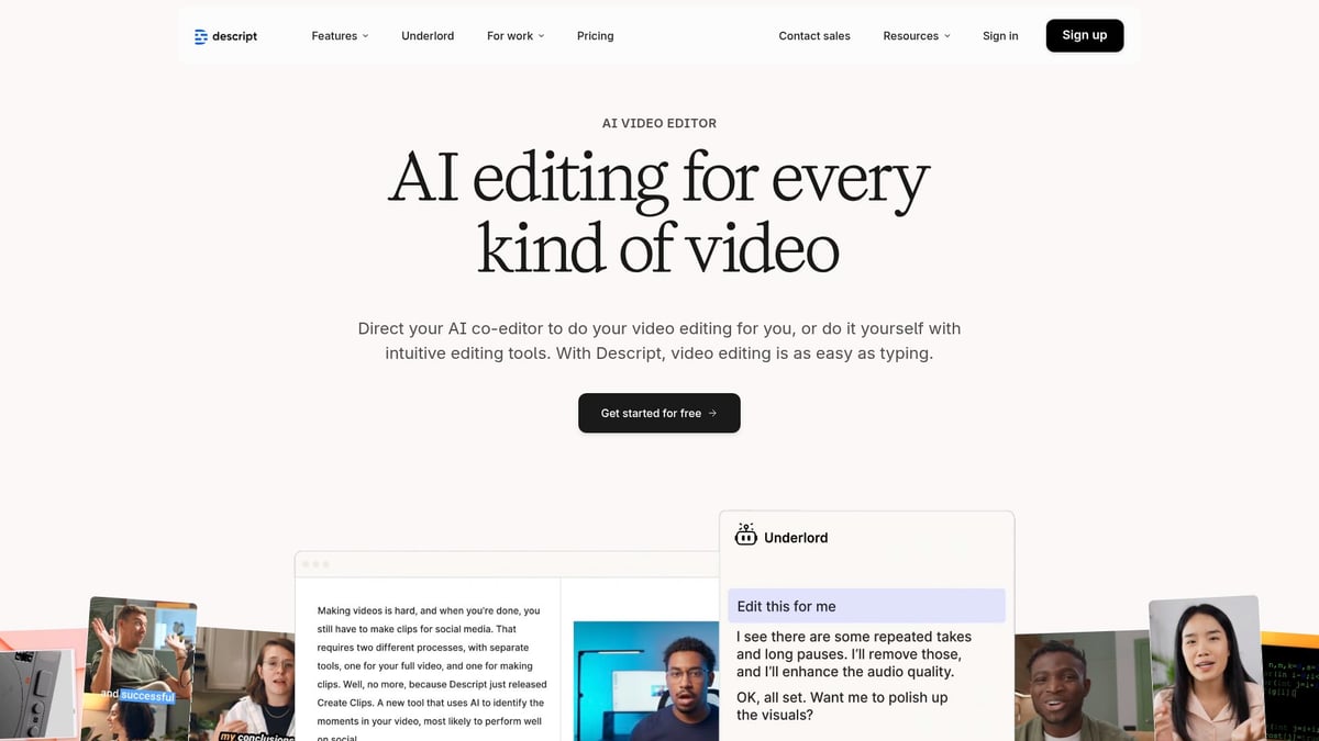 9 Essential Best Marketing Tools for Creators in 2026 - Descript