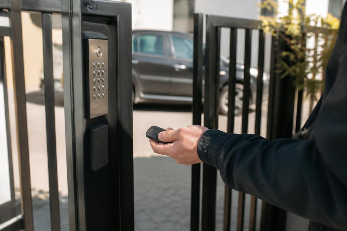 Gate remote security management