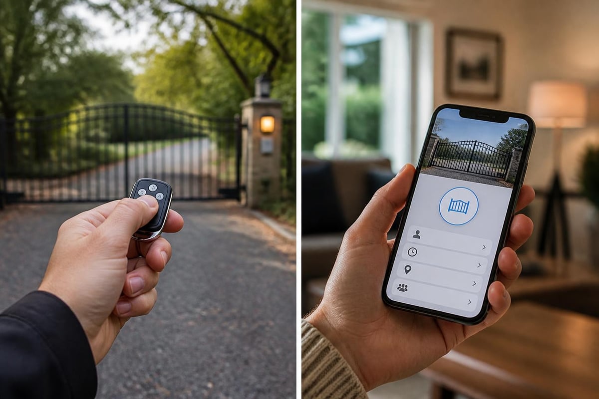 Smart gate remote features