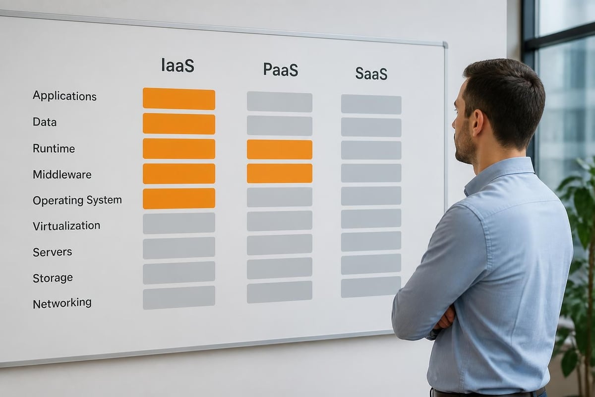 Cloud service models comparison