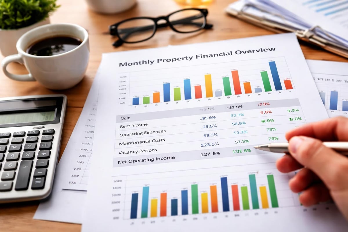 Property financial dashboard