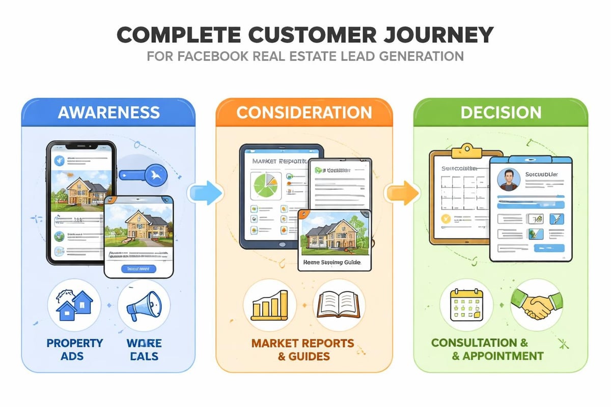 Facebook lead generation funnel stages