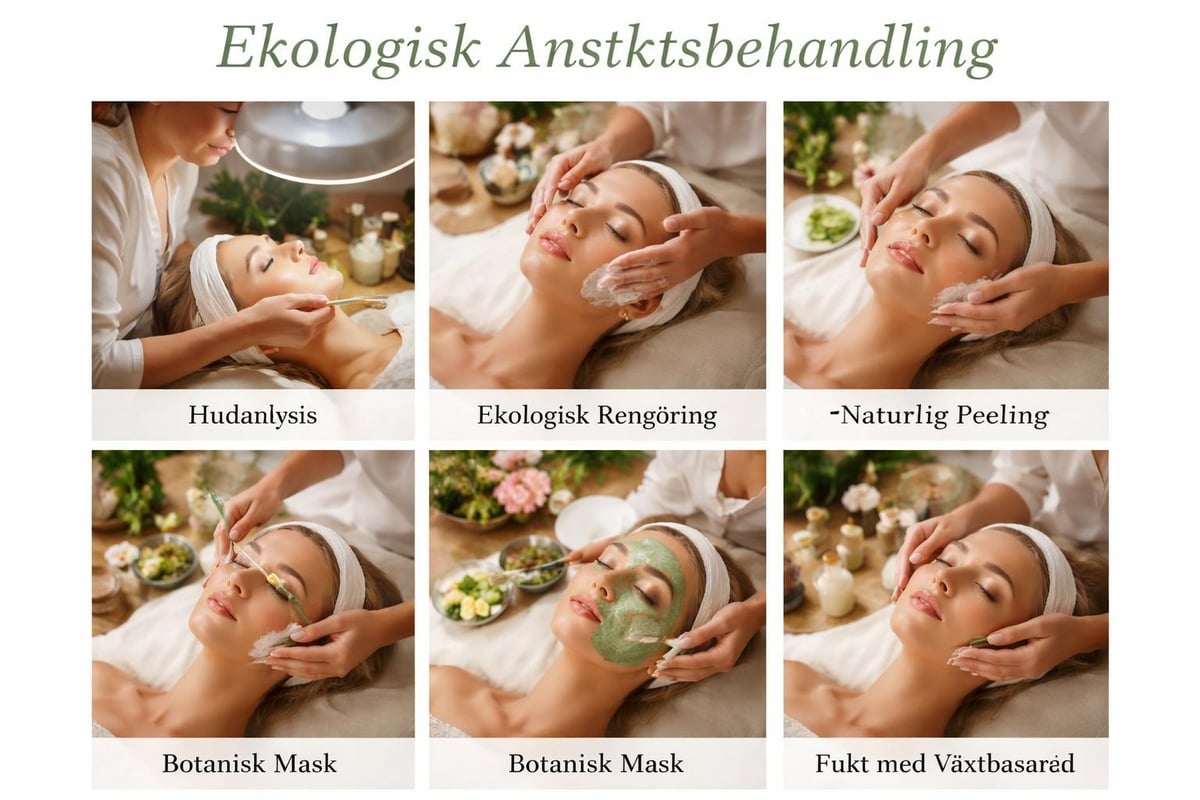 Ekologisk ansiktsbehandling process