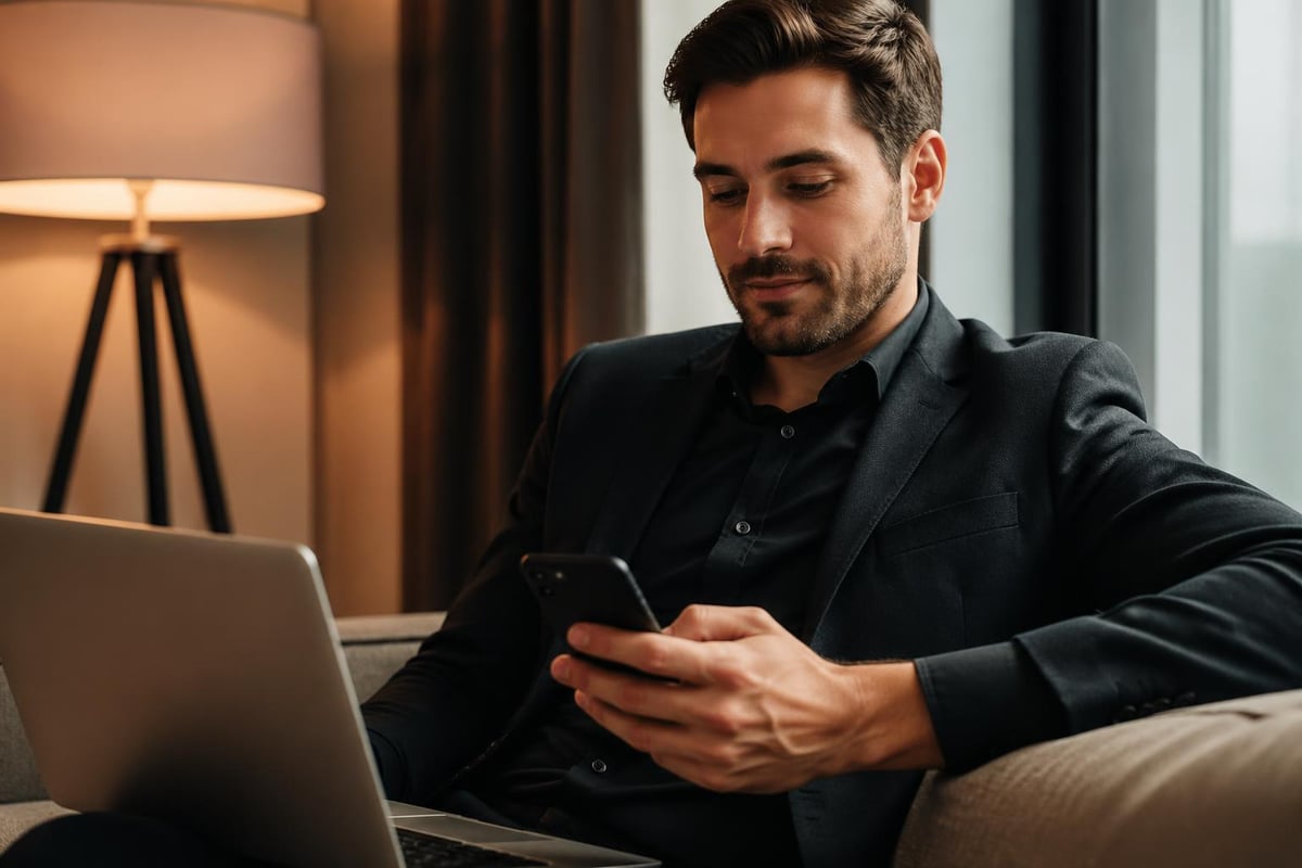 Professional booking process